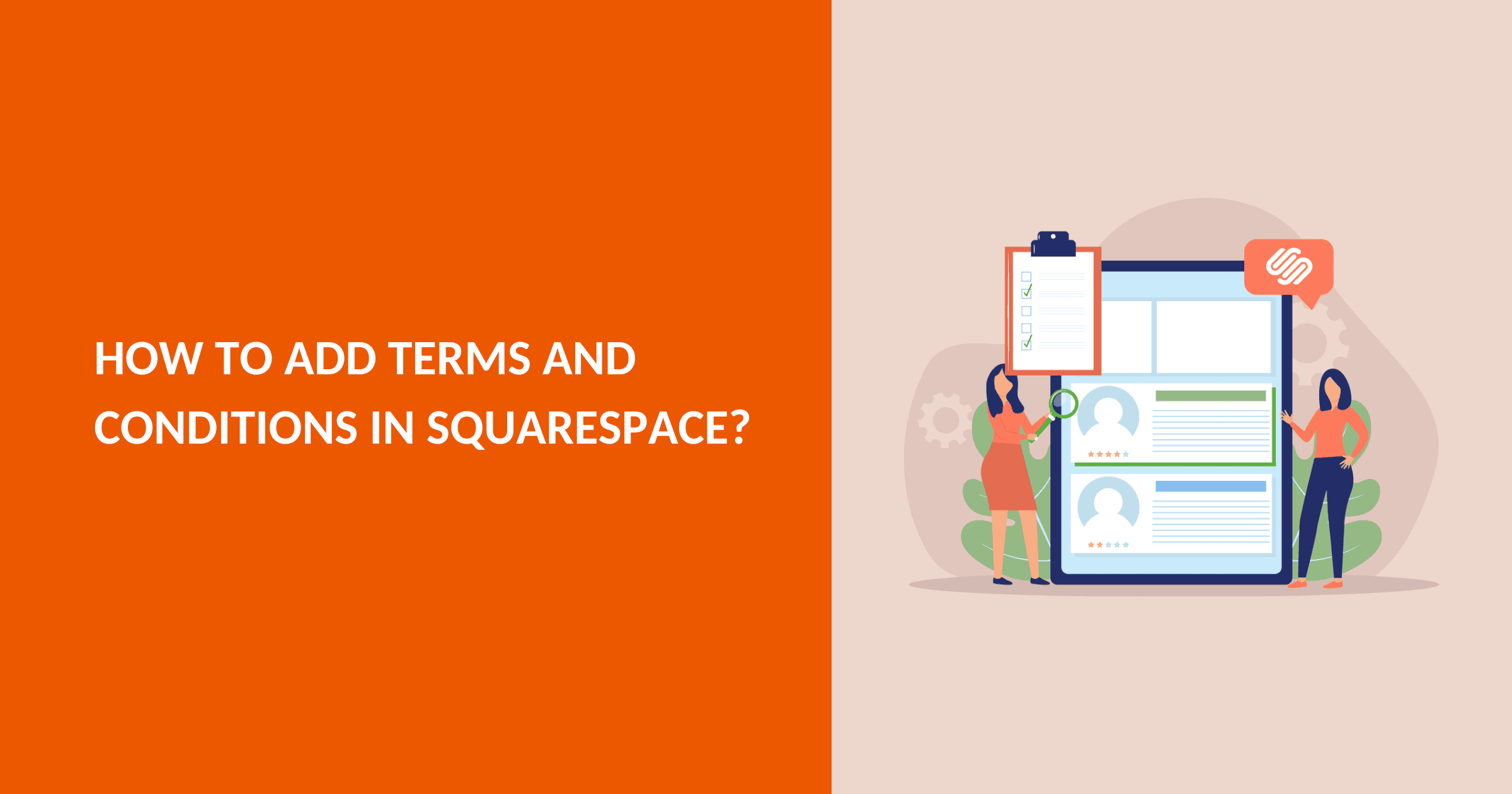 How to Add Terms and Conditions in Squarespace?